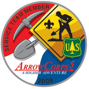 ArrowCorps5 Service Team Member Patch