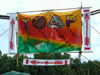 This colorful gateway welcomed Scouts to the TOAP Area.
