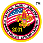 2001 National Scout Jamboree adult staff and participation patch