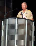 Chief Scout Executive Roy L. Williams thanks the Order for its service.