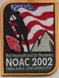 The Brotherhood Award on the NOAC patch