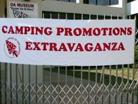 [Camping Promotions Extravaganza Sign