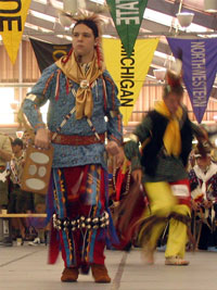 Contemporary traditional dancer