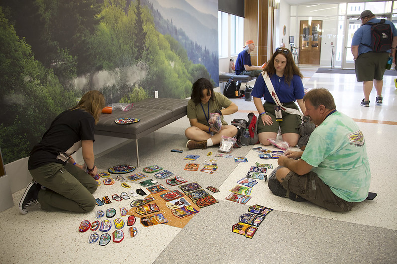 Scouts patch trading