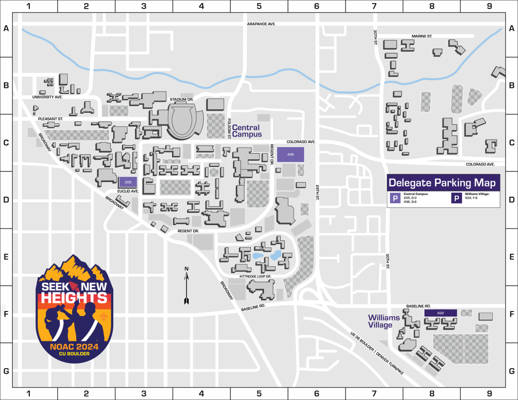 Delegate Parking Map